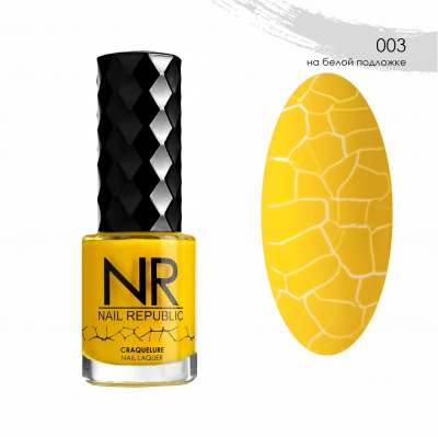 nail republic craquelure, кракелюр гель-лак №003, 10мл | для-ногтей.рф
