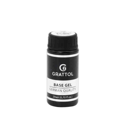 GRATTOL IQ Rubber Base Gel, 20 ml для гель-лака купить у нас