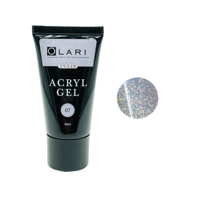 olari acril gel, акригель №7, 30гр | для-ногтей.рф