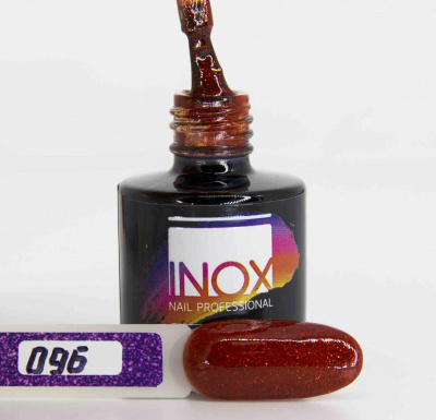 inox красный турмалин, 096, 8мл | для-ногтей.рф