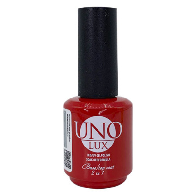 UNO LUX Base/Top coat, База Топ 2 в 1 , 15 мл для гель-лака купить у нас