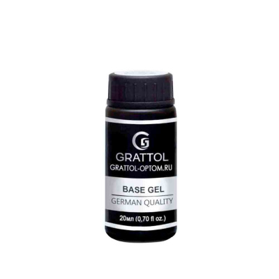БАЗА GRATTOL RUBBER BASE GEL ROYAL, 20МЛ для гель-лака купить у нас