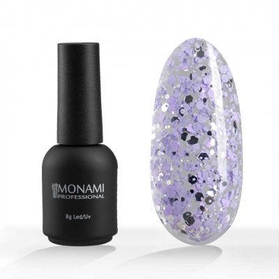 monami grace lilac, гель-лак с блестками, 8мл | для-ногтей.рф
