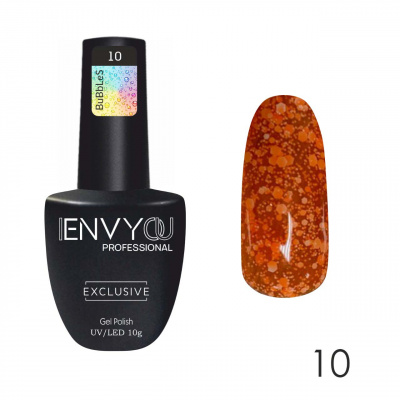 envy гель-лак коллекция bubbles №010, 10ml | для-ногтей.рф