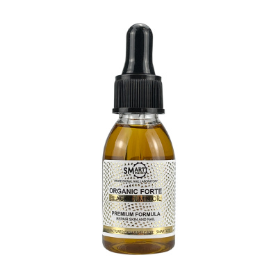 smart organic forte oil with black cumin, масло с тмином, 100% натурально, 30мл | для-ногтей.рф
