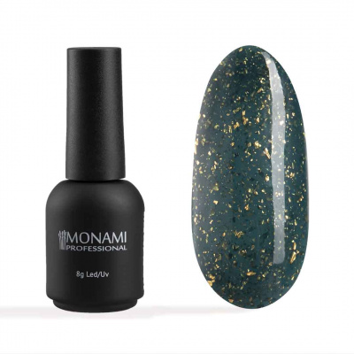 monami гель-лак potal gold мalachite, 8мл | для-ногтей.рф