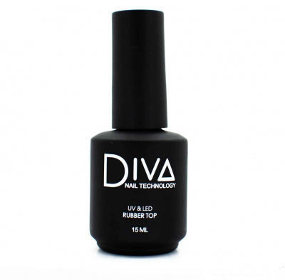 Diva, Rubber top - топ для гель-лака (15 мл.)